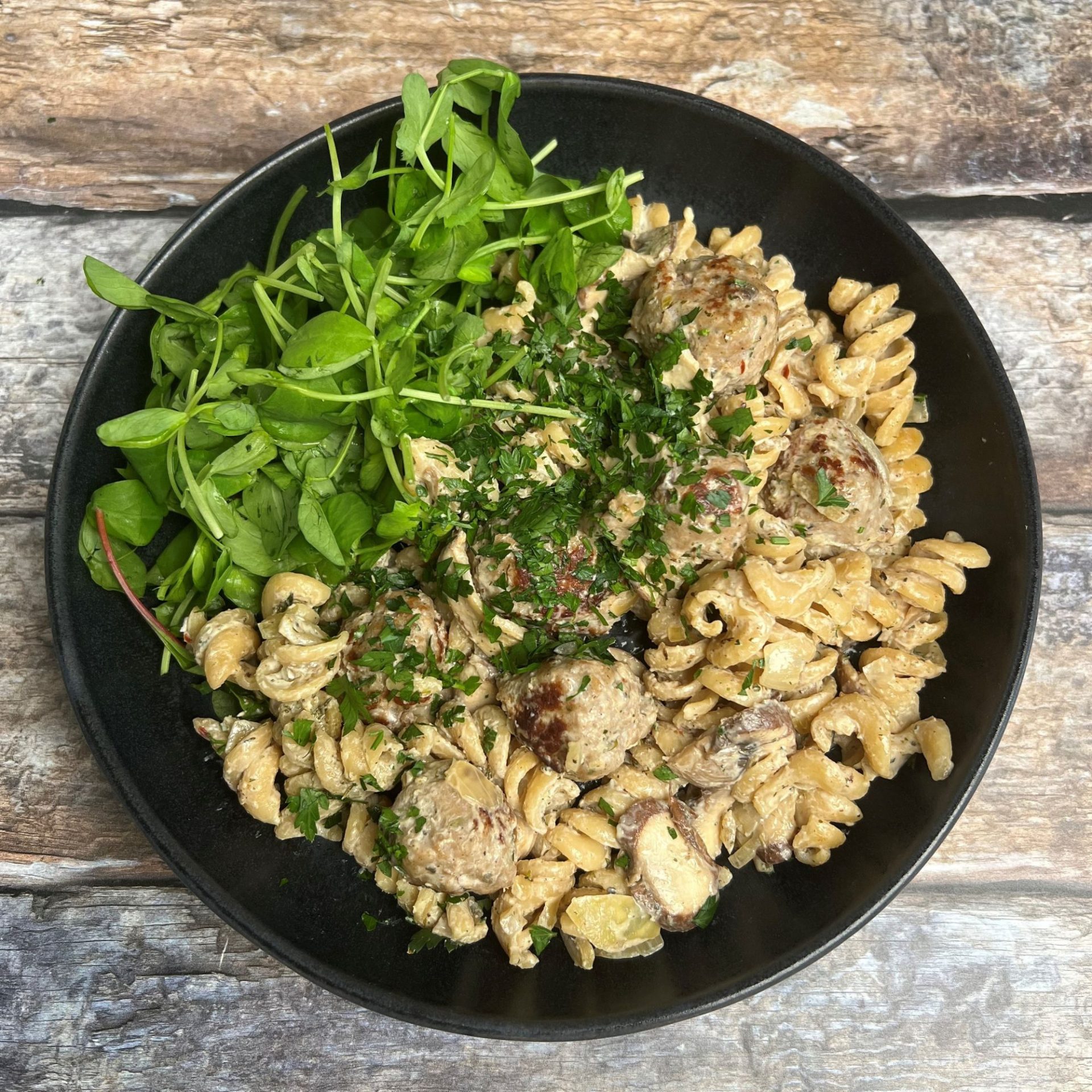 Creamy Sausage and Mushroom Pasta | LovePork