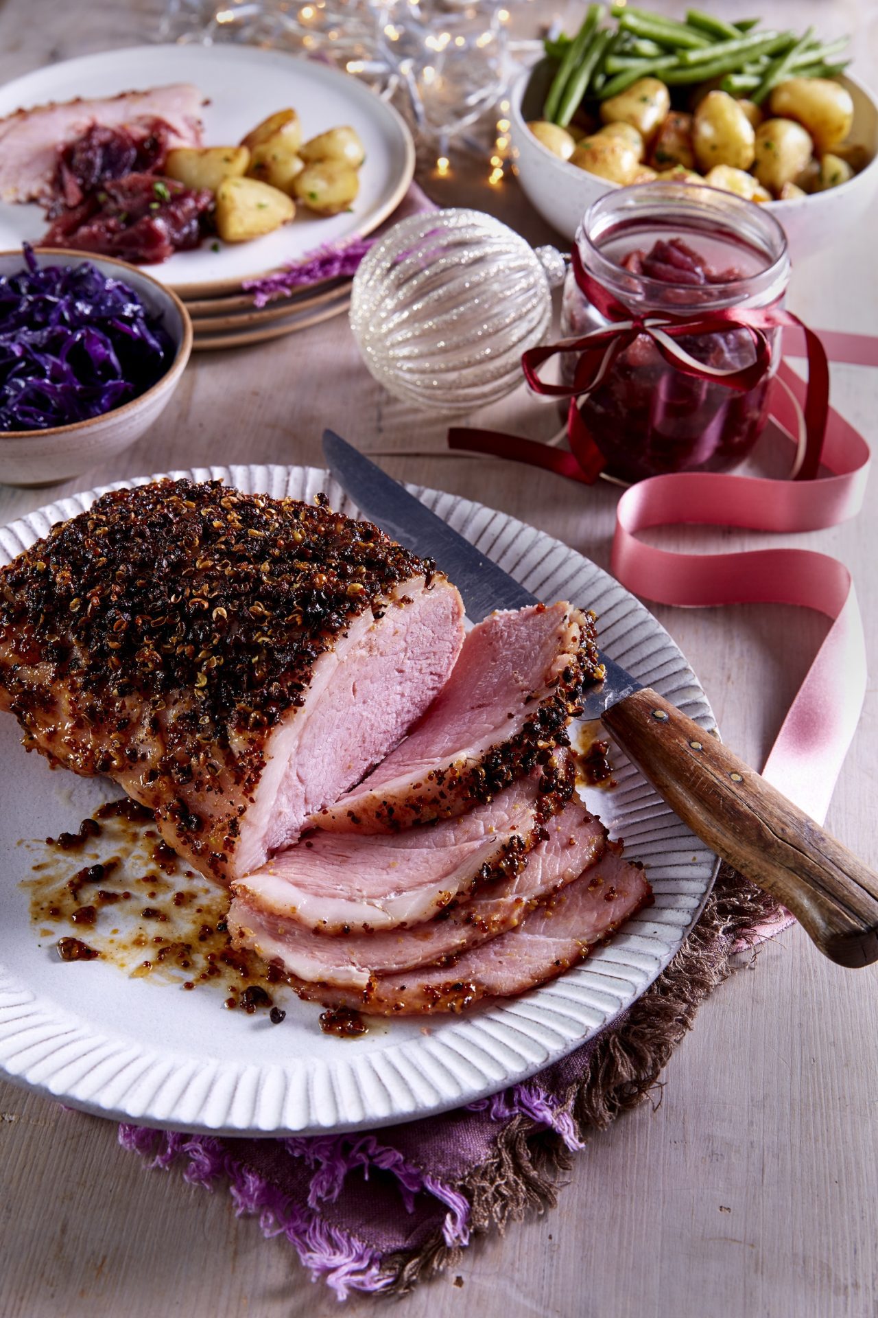 Szechuan Roast Gammon with Pear &amp; Port Chutney | Love Pork
